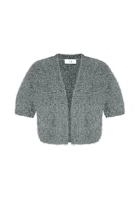 Vera Mont - Sommer-Strickjacke mit Effektgarn - Dark Fuchsia
