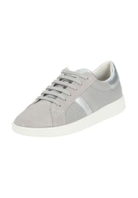 GEOX - Leder/Synthetik Sneaker - Hellgrau