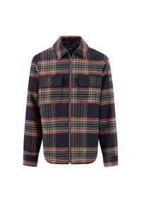 FYNCH-HATTON® - Overshirt, Casual Fit, Langarm, Kent, für Herren - 688 DARK NAVY