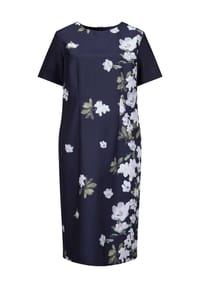 SIEH AN! - Kleid - marine-ecru-bedruckt
