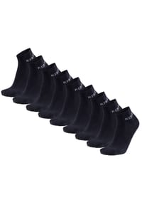 REPLAY - Unisex Sneaker Socken, 9er Pack - Kurzsocken, Baumwolle, Logo, einfarbig, kurz - Dunkelblau