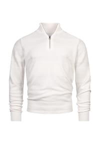 KRONSTADT - Strickpullover KSHannes Half-Zip - Charcoal Mix