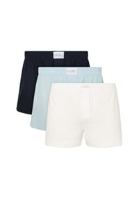 ellesse - Herren Web-Boxershorts, 3er Pack - LABOTTE BOXER SHORT, Logobund, Baumwolle - Hellblau