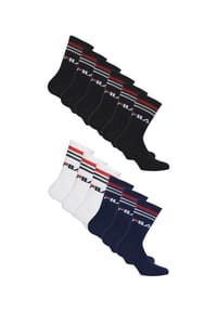 FILA - Socken Logo 12er-Pack im sportlichen Design - Black