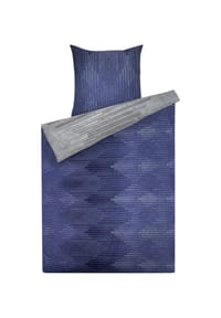 kaeppel Biber-Bettwäsche - Garnitur 155x220 cm - 71 INDIGO
