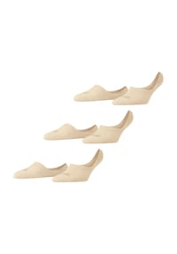 FALKE - Step Füßlinge, 3er-Pack, Anti-Slip-System, für Damen - 2000 WHITE