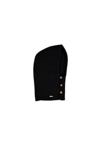 SEEBERGER - Sturmhaube, Knöpfe, für Damen - 10 BLACK