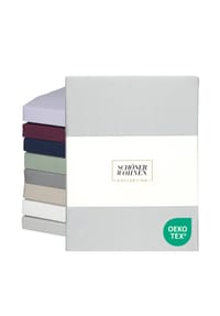 SCHÖNER WOHNEN KOLLEKTION - Spannbettlaken BASIC - Beere