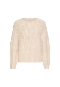 camel active - Strickpullover mit weiten Ärmeln - Grau