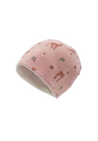 maximo® - MINI GIRL-Beanie Reh Fleeecefutter - rosa taupe