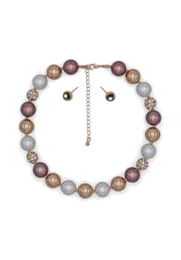 caї - Schmuck-Set Metall - mehrfarbig