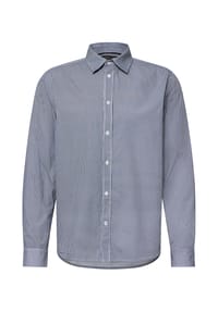 STREET ONE MEN - Hemd, Regular Fit, Langarm, Kent-Kragen, für Herren - 25936 BRIGHT WHITE