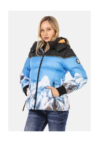 CIPO & BAXX® - Jacke mit auffäligem Print, WM119 - BLUE