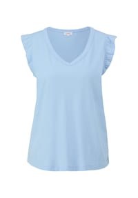 s.Oliver - T-Shirt, Rüschen, für Damen - 4397  LILAC/PINK