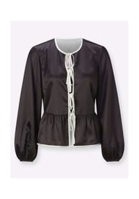Witt - Blusenjacke - graphit-champagner-gemustert