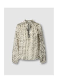 Pepe Jeans Footwear - Shirtbluse Falina, Stehkragen, für Damen - 318 BEIGE