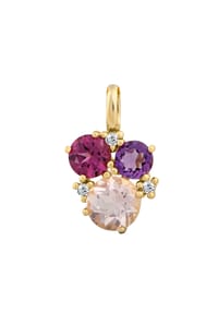 Orolino - Anhänger 585/- Gold 1 Rosenquarz 0,02ct. - gelb