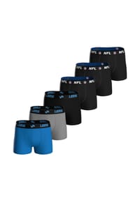 NFL - Herren Boxershorts, 6er Pack - NFL Teams, Boxers, Football, Logo, Baumwollmischung - Buffalo Bills/Schwarz