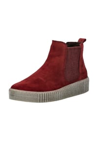 Gabor® - Veloursleder/Textil Stiefelette - Bordeaux