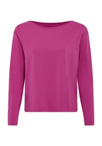 MANGUUN - Langarmshirt, U-Boot-Ausschnitt, für Damen - 1 BEIGE