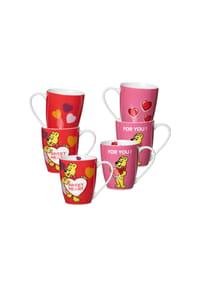 Ritzenhoff & Breker Becher Sweet Heart Haribo 360 ml 6er Set bunt - HARIBO - bunt