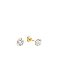fascination by Ellen K. - Ohrringe 333/- Gold 2 Zirkonia - gelb