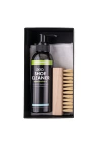 2GO Shoe Company - Schuh-Reinigungsset - Reborn Cleaning Kit, Mikrofasertuch, Bürste, alle Materialien, Aufbewahrungsbox - Transparent