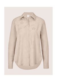 MADELEINE - Jacquardbluse mit zartem Muster - berber