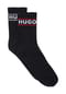 HUGO Ripp-Socken, 2er-Pack, Logo, für Damen Bild 1