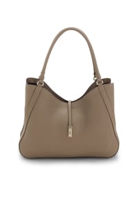 BOSS - Henkeltasche, Leder, für Damen - 915 BROWN OVERFLOW
