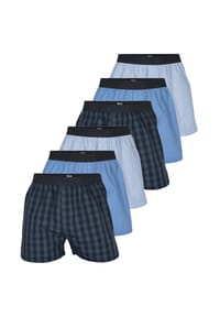 jbs - Boxershorts 6er Pack Organic Cotton - Dunkelblau / Hellblau