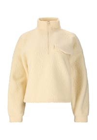 ENDURANCE ATHLECIA - Midlayer Florrie mit Teddy-Fleece und halbem Reißverschluss - 1001 Black