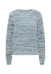 CECIL - Strickpullover Mouliné, Baumwolle, für Damen - 36831 DARK BLUE