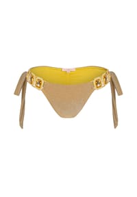 MODA MINX - Bikini-Hose Lumiere Boujee mit Rüscheneffekt hinten - Candy Pink