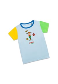 koaa - Pippi Langstrumpf Kunterbunt – T-Shirt - Blau