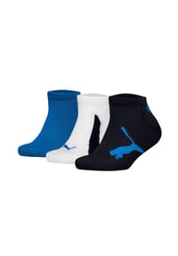 PUMA® - Sneakersocken, 3er-Pack, Logo-Design, für Kinder - 001 BLACK