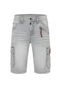 TIMEZONE - Chino-Shorts, Reißverschlussatasche, für Herren - 02085 LIGHT GREY