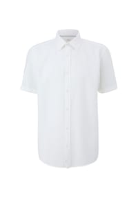 s.Oliver - Freizeithemd, Regular, Kurzarm, Kent, für Herren - 0100  WHITE