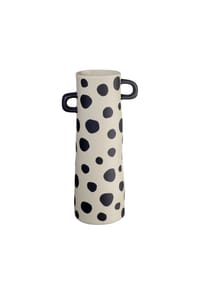 ASA - rayu Vase Tischvase - Beige / Schwarz