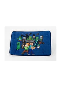 ZELLERFELD - Minecraft Badezimmer Teppich – Badematte 40x60 cm weich & bequem - Blau 40x60 cm