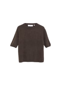 comma, - Woll-Pullover, Rippblende, für Damen - 8148 BROWN