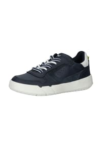 GEOX - Veloursleder/Textil Sneaker - Navy/Weiß