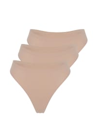 SCHIESSER - String 3er Pack Invisible Soft - Maple