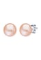 VALERO PEARLS Damen Ohrringe aus 925/- Sterling Silber in Silber mit Süßwasser-Zuchtperle Bild 1