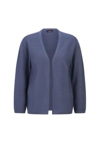 GOLDNER - Kurzgröße:  Feinstrickjacke mit Schurwolle - beere