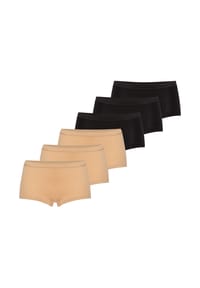 -con-ta- - Panty 6er Pack Basic - Blau