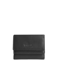 VARGU - Echtleder Geldbörse MELQUIN 1 - black