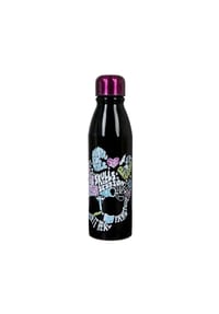 Monster High - Monster High 600 ml Trinkflasche Aluminium Wasserflasche für - Schwarz 24x6,5 cm