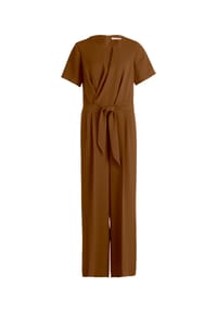 BETTY & CO - Jumpsuit mit Bindegürtel - braun