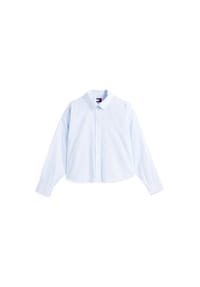 TOMMY Jeans - Hemdbluse, Baumwolle, für Damen - 0BC LIGHT BLUE
